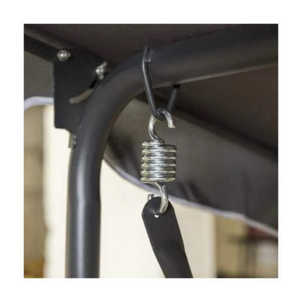 Balansoar de Gradina 3 Locuri Structura Metalica Rezistent UV 173 x 110 x 154 cm - IoArtify.ro [5]