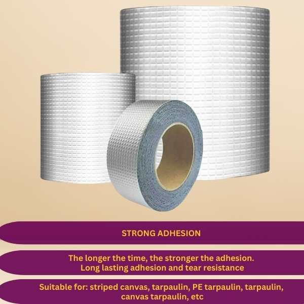 Banda Autoadeziva din Aluminiu pentru Etansare si Izolare 48 mm x 22.5 m 150 Microni – IoArtify.ro [2]