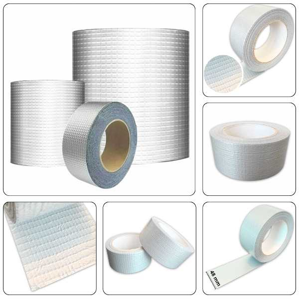 Banda Autoadeziva din Aluminiu pentru Etansare si Izolare 48 mm x 22.5 m 150 Microni – IoArtify.ro [4]