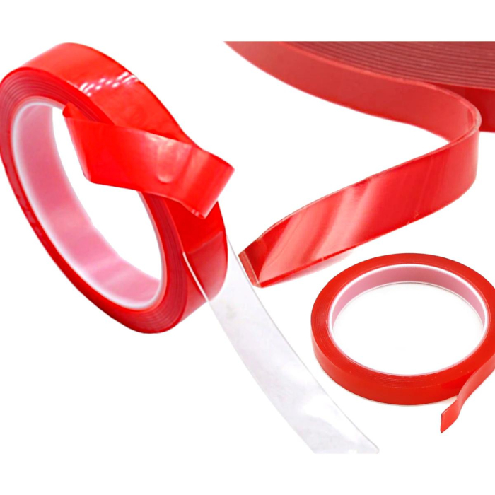 Banda de montaj acrilică dublu-autoadezivă, transparentă, rezistentă, 20mm x 3m – soluție durabilă pentru lipiri și etanșări [2]