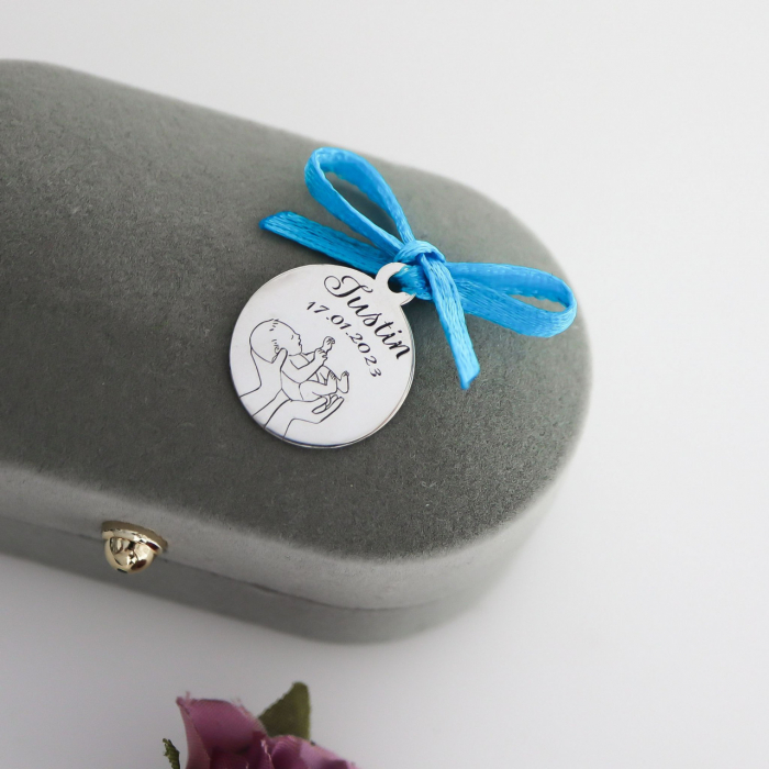 Bănuț Argint Personalizabil - Bijuterie de Calitate [2]
