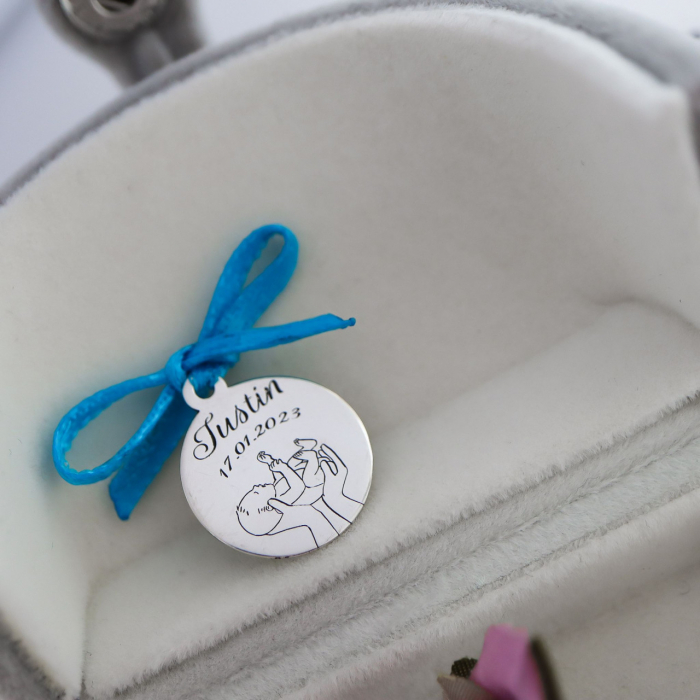 Bănuț Argint Personalizabil - Bijuterie de Calitate [3]