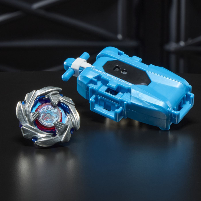 Beyblade X Let It Rip Set Lansator si Roata Cobalt Dragoon 2-60c cu lansator puternic - IoArtify.ro [10]