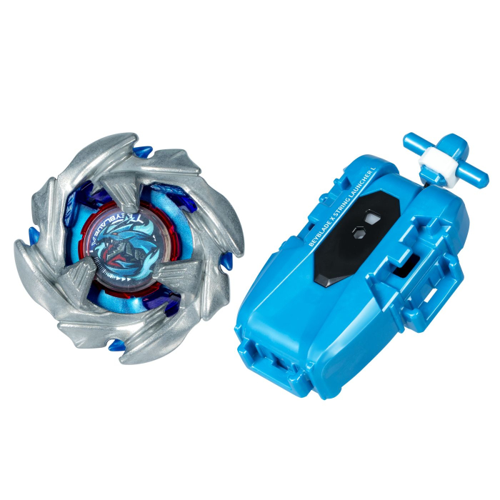 Beyblade X Let It Rip Set Lansator si Roata Cobalt Dragoon 2-60c cu lansator puternic - IoArtify.ro [3]