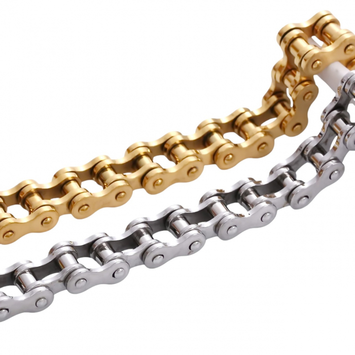 Brățara Chain din Inox placată cu AUR 18K pentru bărbați – Eleganță, Durabilitate și Strălucire de Lux [2]