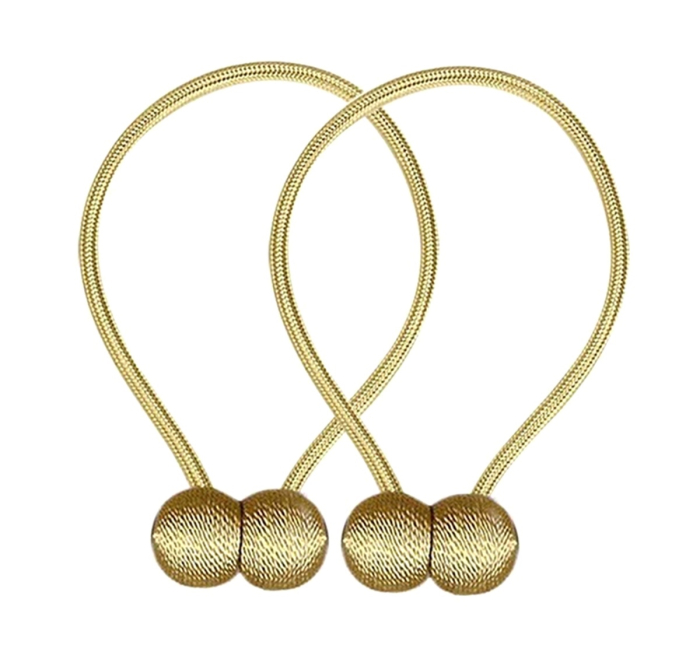Bratara magnetica de prindere perdele draperii model GOLDEN BALLS cu diametru 35 mm – IoArtify.ro [2]