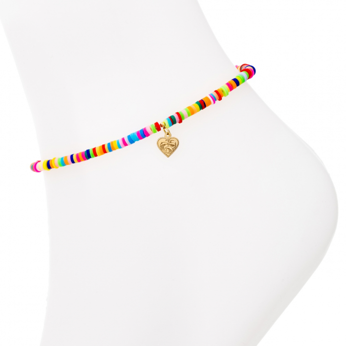 Brățară reglabilă Waves din aur 14K și mărgele Fimo – Eleganță estivală și stil rafinat [4]