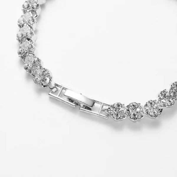Bratara Tennis cu Pietre Semipretioase Zirconiu 18 cm argintiu - IoArtify.ro [3]
