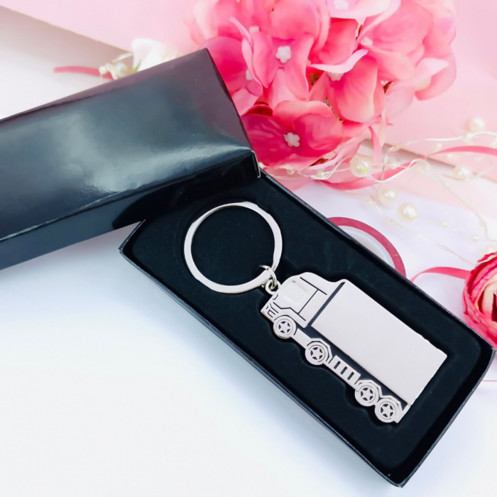 Breloc Inox TIR Personalizabil – Elegant, Durabil și Perfect Cadou pentru Orice Ocazie [2]