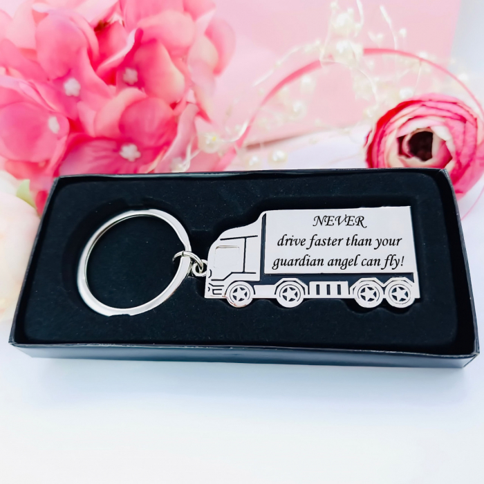 Breloc Inox TIR Personalizabil – Elegant, Durabil și Perfect Cadou pentru Orice Ocazie [3]