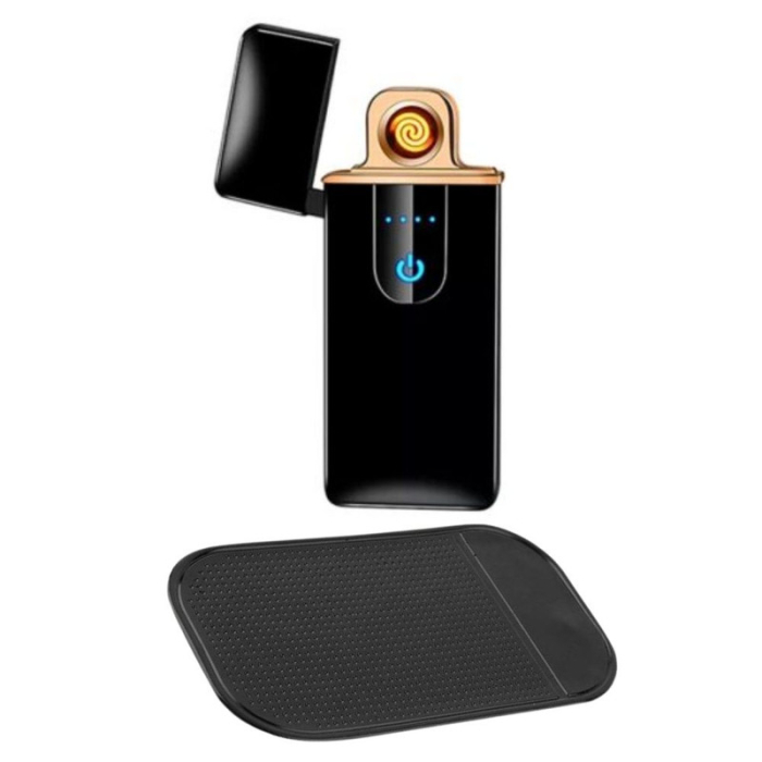 Bricheta Electrica Antivant in Cutie Incarcare USB cu Senzor Digital Indicator LED si Suport din Silicon Cauciucat Antiderapant si Lipicios 78.528.59.5 mm Negru – IoArtify.ro [1]