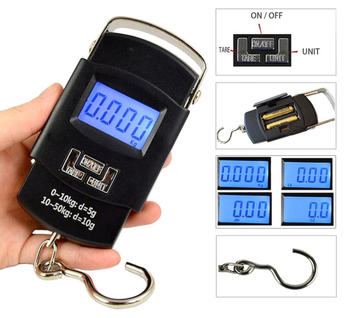 Cantar Electronic cu Carlig de Buzunar Greutate maxima 50 Kg cu Functie HOLD Negru – IoArtify.ro [3]