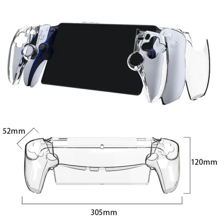 Protecție elegantă pentru Sony PlayStation Portal – Policarbonat, Anti-Zgarieturi & Anti-Shock, Transparentă [8]