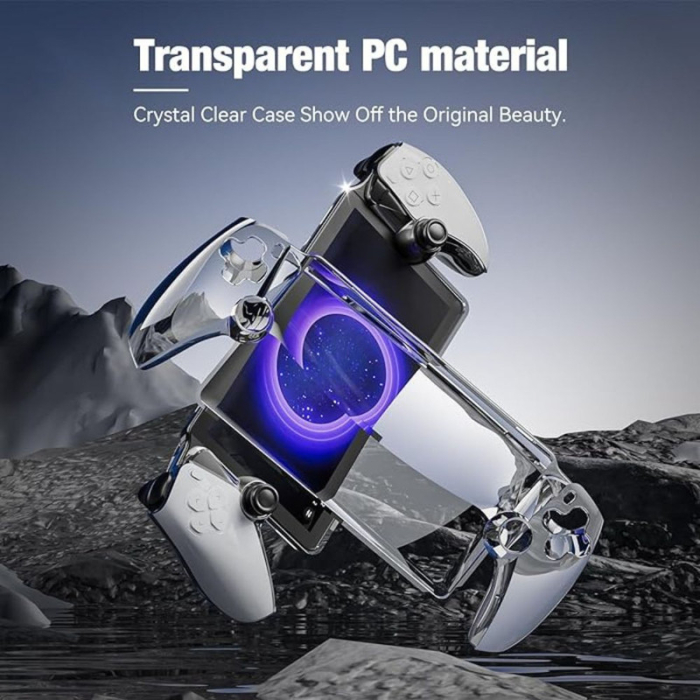 Protecție elegantă pentru Sony PlayStation Portal – Policarbonat, Anti-Zgarieturi & Anti-Shock, Transparentă [5]