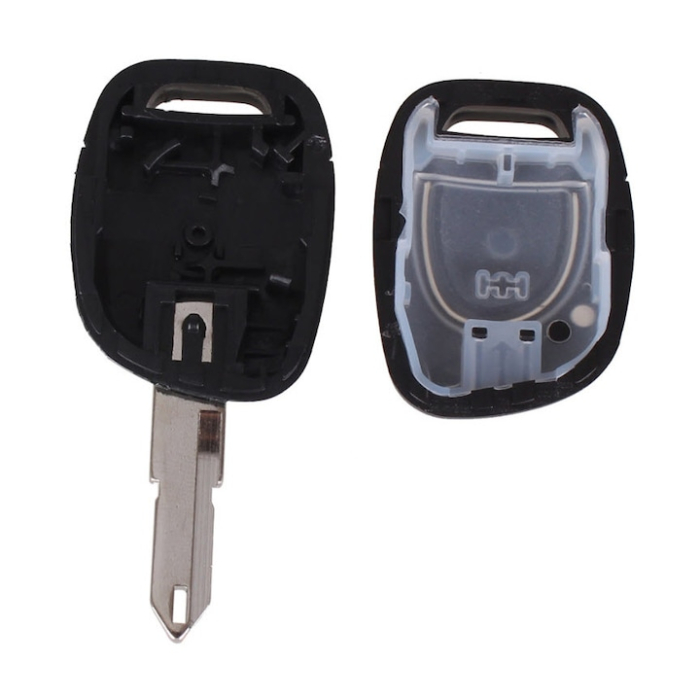 Carcasa Telecomanda Auto cu 1 buton si lamela inclusa compatibila Renault Symbol Dacia Solenza Super Nova cu lama taiata - IoArtify.ro [2]