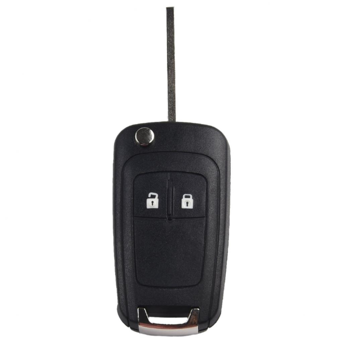 Carcasa Telecomanda Auto cu 2 butoane si lamela inclusa compatibila Opel Insignia Astra Corsa Zafira cu lamela metalica - IoArtify.ro [5]