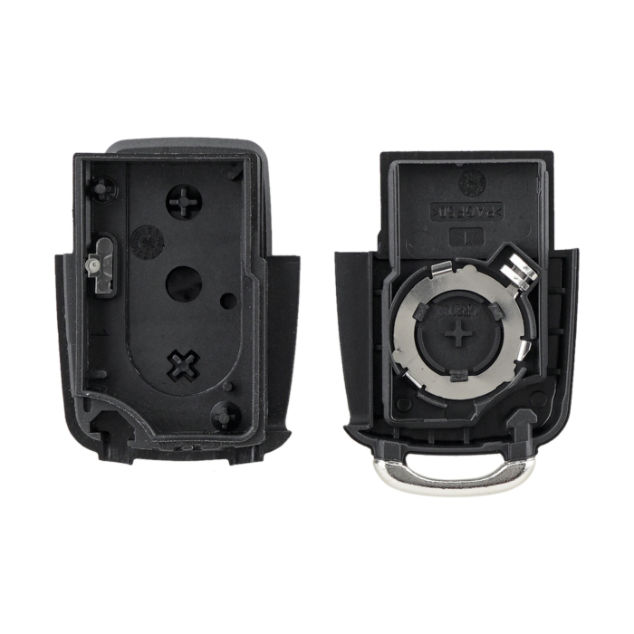 Carcasa Telecomanda Auto cu 2 butoane si lamela inclusa compatibila Volkswagen Skoda Seat cu lama metalica - IoArtify.ro [4]