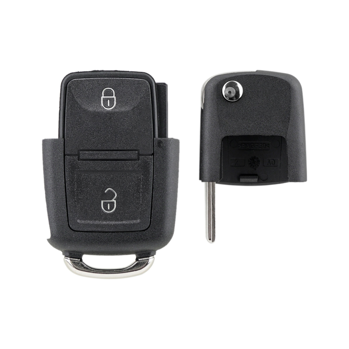 Carcasa Telecomanda Auto cu 2 butoane si lamela inclusa compatibila Volkswagen Skoda Seat cu lama metalica - IoArtify.ro [5]