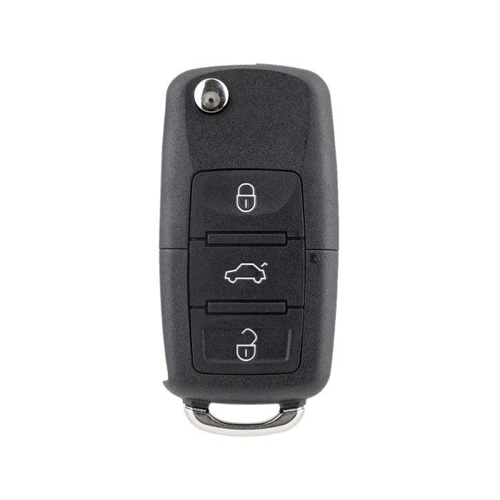 Carcasa Telecomanda Auto cu 3 butoane si lamela inclusa compatibila Volkswagen Skoda Seat cu lamela metalica - IoArtify.ro [2]