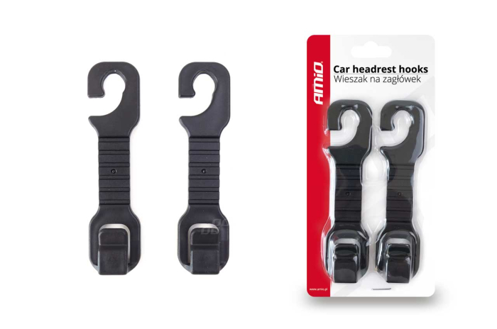 Carlige auto multifunctionale cu prindere la tetiera capacitate 5 kilograme - IoArtify.ro [2]