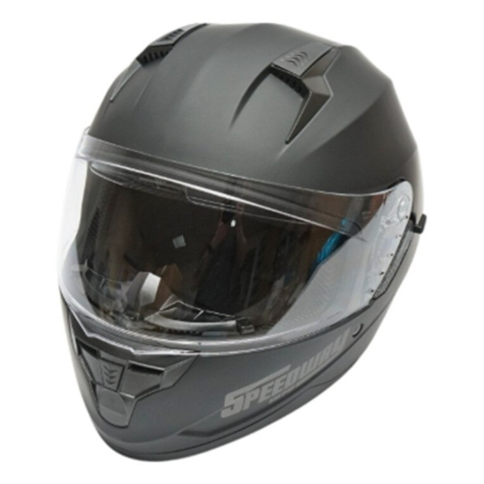 Casca moto integrala negru mat cu viziera transparenta si ochelari de soare marimea L model Arcane II cu sistem de ventilatie avansat – IoArtify.ro [2]