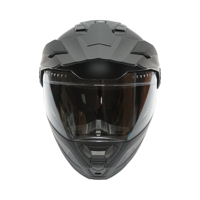 Casca motocross integrala negru mat cu viziera transparenta si ochelari de soare marimea XL model LION cu sistem de ventilatie avansat – IoArtify.ro [4]