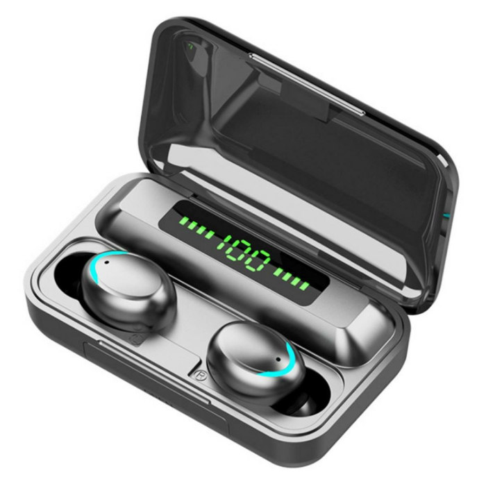 Căști TWS Fără Fir cu Stație de Încărcare, Bluetooth 5.1, Autonomie 4h, Design Confortabil, Cadou Perfect [2]