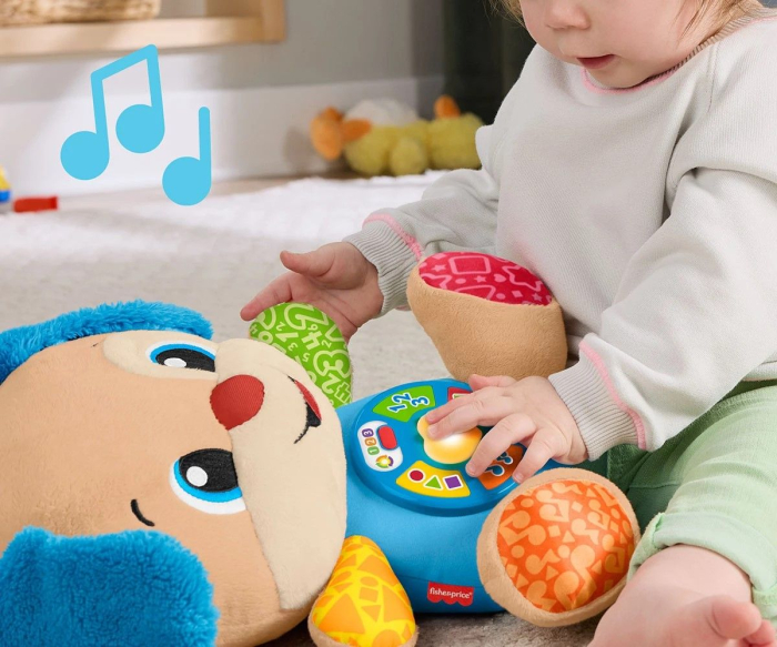 Fisher Price Catel Interactiv cu Urechi Albastre Rade si Invata cu sunete realiste - IoArtify.ro [4]