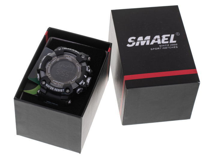 Ceas Militar pentru barbati SMAEL cu afisaj LED impermeabil culoare Negru – IoArtify.ro [8]