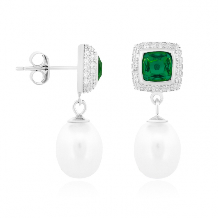 Cercei Timeless Pearl din Argint 925 – Eleganță Clasică și Strălucire Durabilă [2]