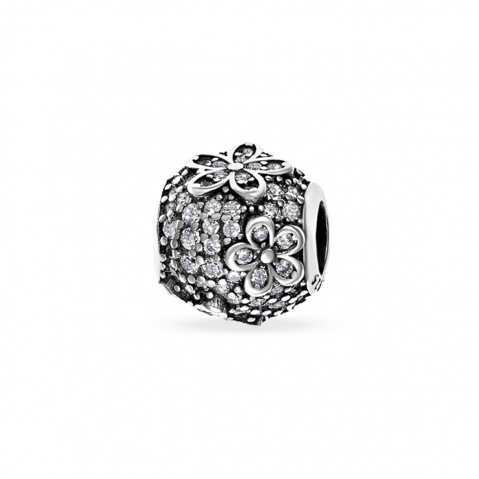 Charm din Argint 925 cu model Crystal Sphere – Eleganță și Rafinament pentru Brățara Ta [1]