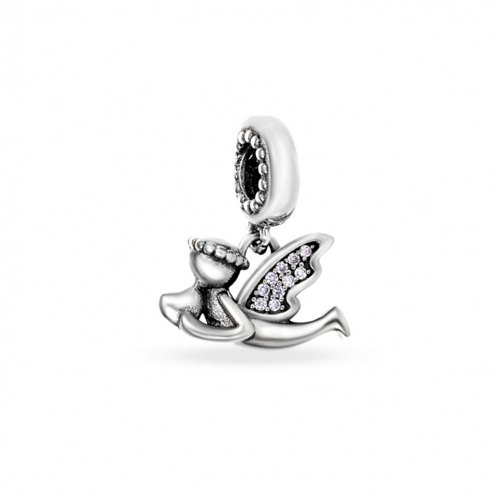 Charm din Argint 925 Cupidon – Symbol al Iubirii Eterne, Eleganță și Romantism pentru Brățara Ta [1]