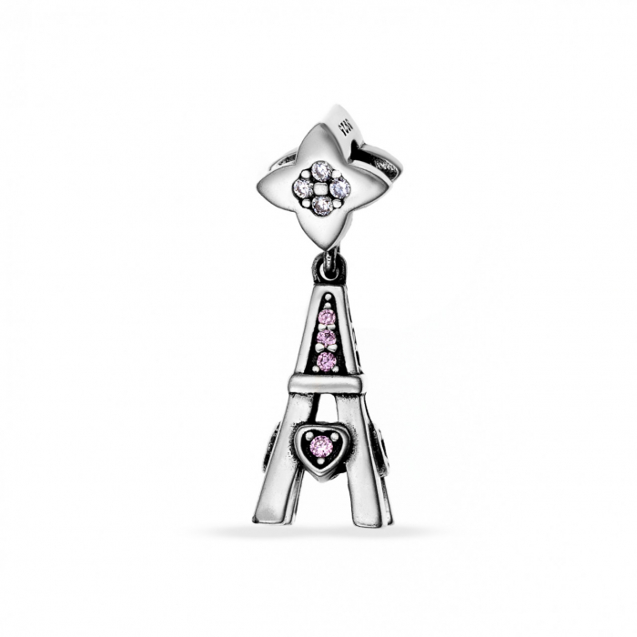 Charm din Argint 925 Eiffel Love – Eleganță și Semnificație pentru Brățara Ta [1]
