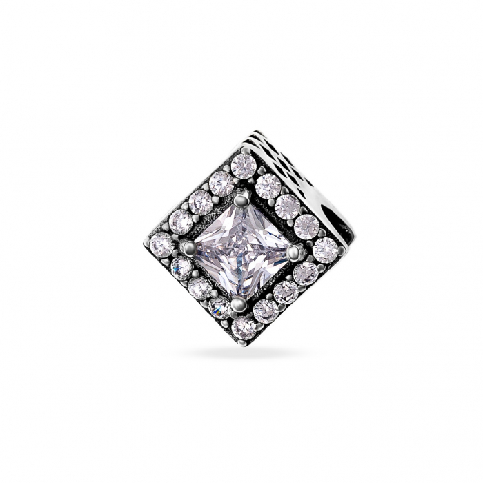 Charm din Argint 925 Pure Crystal – Eleganță și Rafinament pentru Brățara Ta [1]