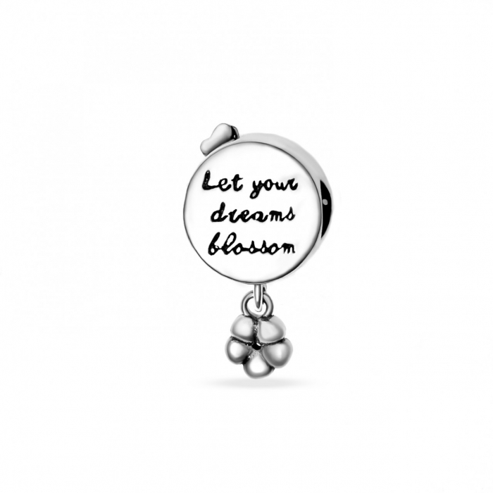 Charm din Argint 925 Rainbow Flowers – Eleganță, Culoare și Mesaj Inspirator pentru Brățări de Bijuterii [2]