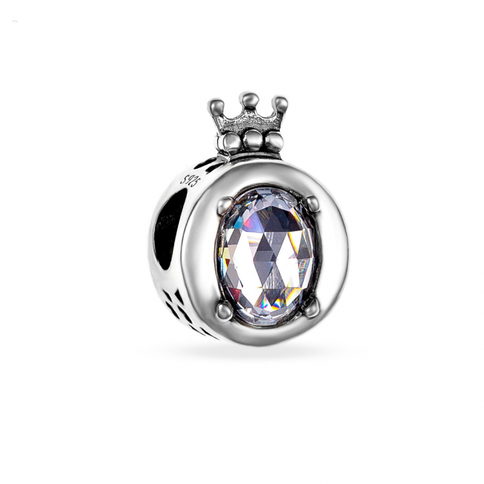 Charm din Argint 925 Unique cu Tematica Coronita - Eleganță Regală și Rafinament [1]