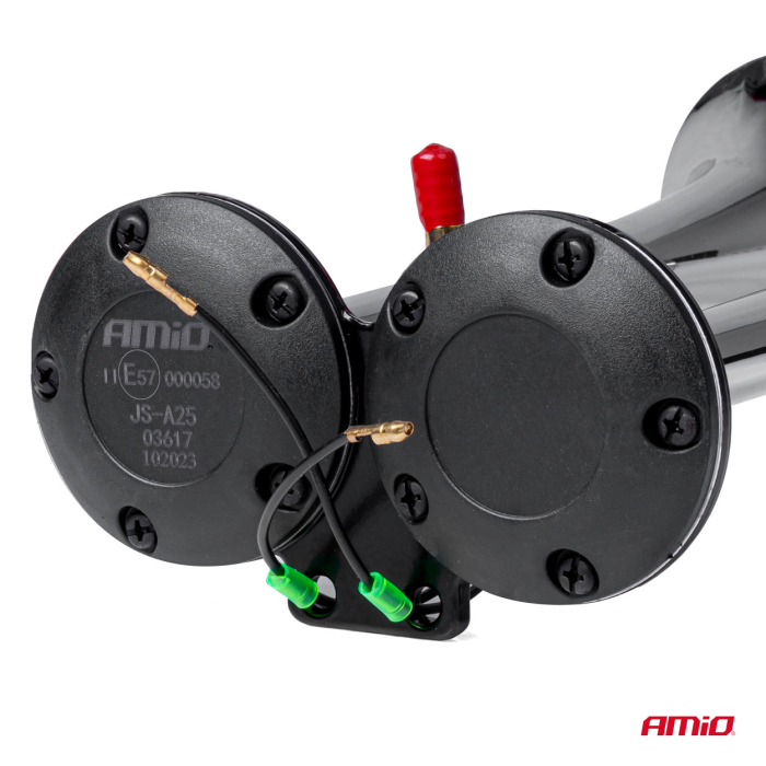 Claxon Camion de tip goarna dublu bitonal finisaj cromat alimentare 12V 24V 118 dB – IoArtify.ro [4]