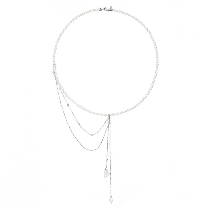 Colier din Argint 925 cu Perle Naturale – Eleganță și Personalizare pentru Orice Ocazie [2]