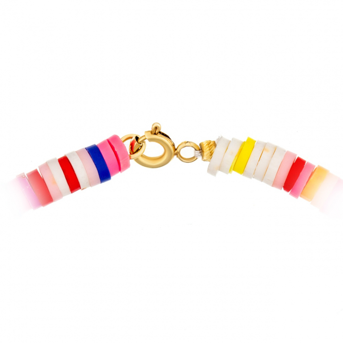 Colier Joy MIX din aur 14k, mărgele Fimo și perle de cultură – Eleganță vibrantă și personalizabilă [4]