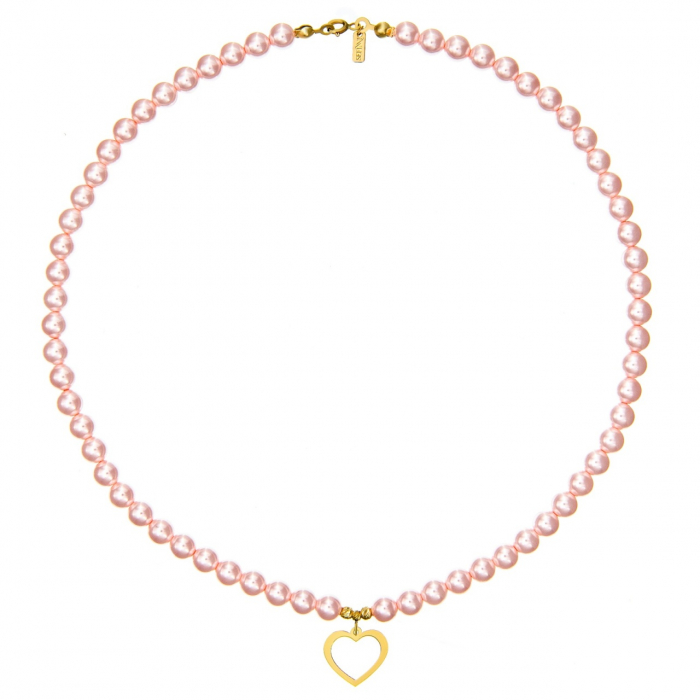 Colier La Vie en Rose cu Perle Mallorca și Aur 14K – Eleganță și Rafinament pentru Orice Ocazie [2]