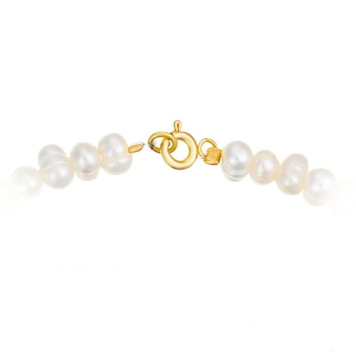 Colier MAMA cu Perle de Cultură și Pandantiv din Aur 14k – Bijuterie Elegantă și Personalizabilă [3]