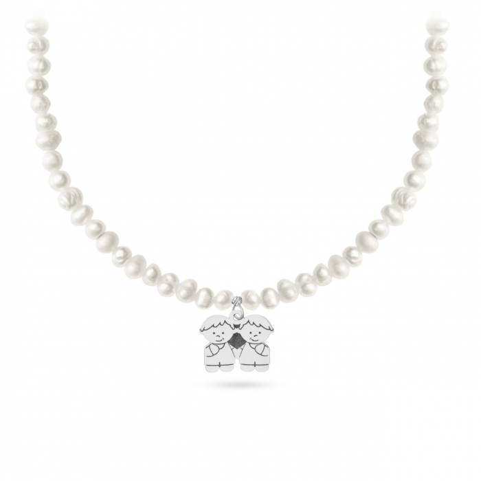 Colier My Kids cu Perle de Cultură și Argint 925 – Eleganță Personalizabilă pentru Orice Ocazie [3]
