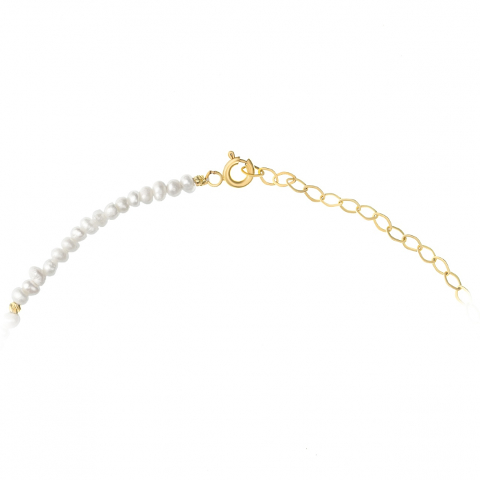 Colier Summer Pearl cu perle de cultură și scoică din aur 14K – Eleganță și Personalizare [2]