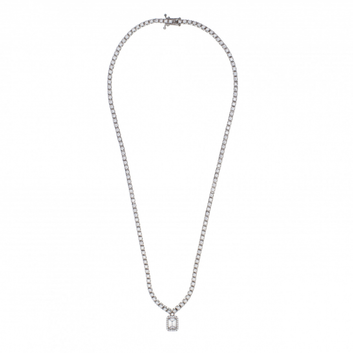 Colier Tennis din Argint 925 Brilliant Collection – Eleganță Clasică și Rafinament Modern [2]