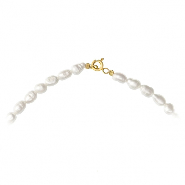 Colier The Eye cu perle de cultură și biluțe din aur 14K – Eleganță și rafinament pentru orice ocazie [2]