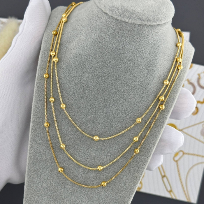 Colier Trinity din Inox placat cu AUR 18K – Eleganță durabilă și stil versatil [2]