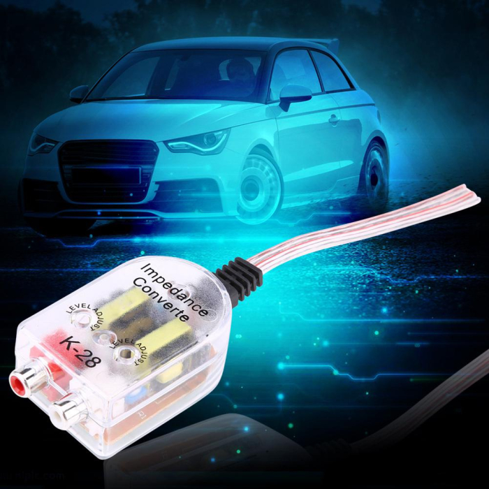 Convertor nivel semnal Hi-Low STEREO cu intrare 2 x RCA și ieșire reglabilă - IoArtify.ro [4]
