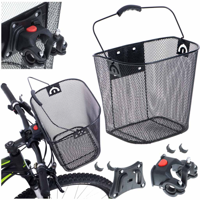 Cos metalic pentru bicicleta AVX-KX5068 cu mâner demontabil pentru montare frontală - IoArtify.ro [5]