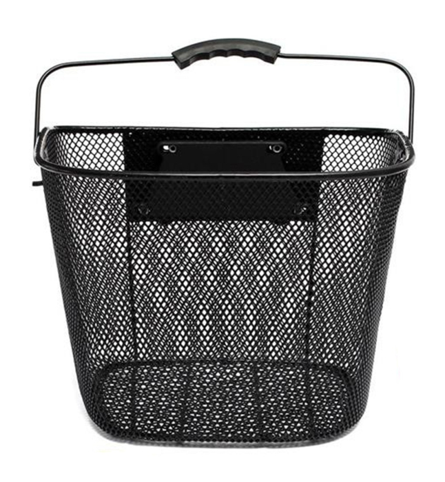 Cos metalic pentru bicicleta AVX-RW15A cu mâner demontabil și montare frontală culoare Neagră - IoArtify.ro [7]