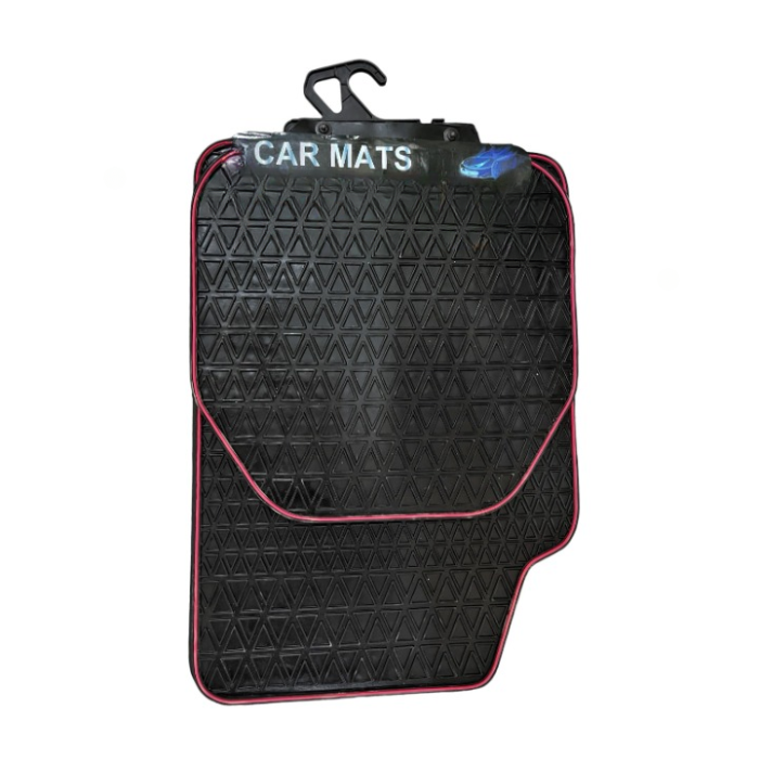 Covorase Auto Universale din cauciuc sintetic moale culoare Neagra cu dunga Rosie cu grosime 5 milimetri - IoArtify.ro [3]